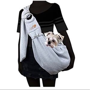 Alfie Reversible Grey Pet Sling Carrier Brand New